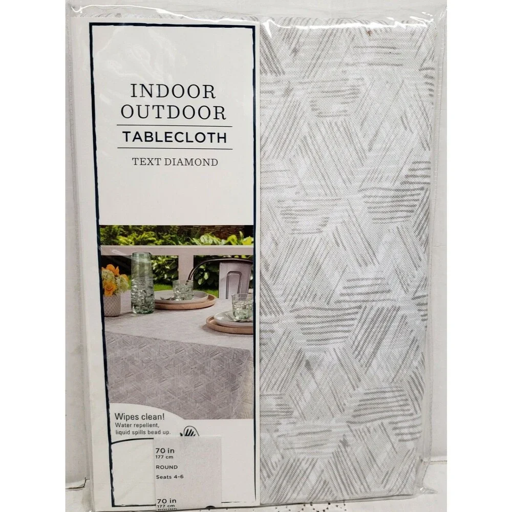 Printed Fabric Tablecloth 70